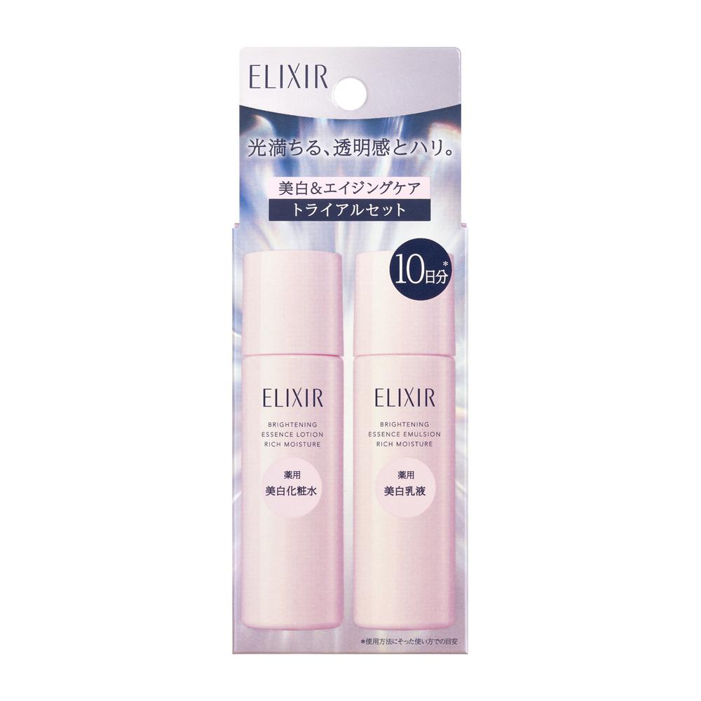 [医薬部外品][数量限定]資生堂 エリクシール ホワイト ブライトニング トライアルセット しっとりタイプ ca 30mL＋30mL