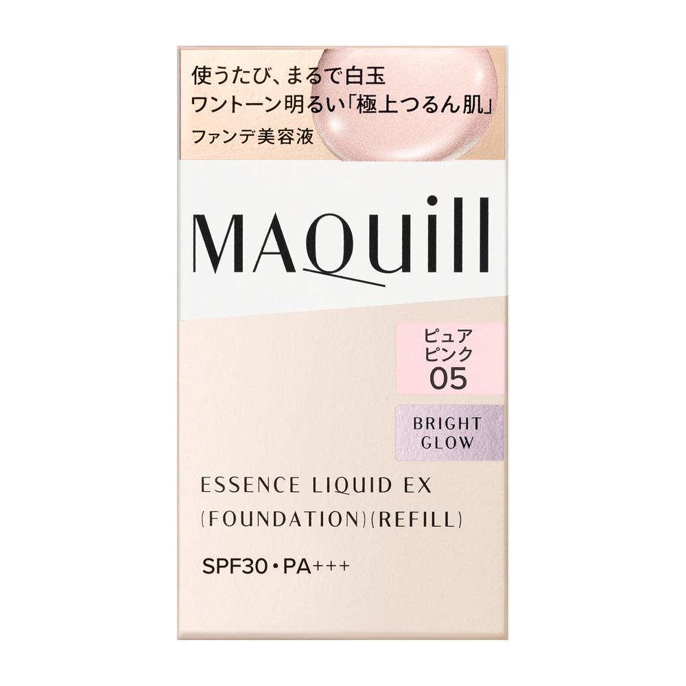 資生堂 マキアージュ エッセンスリキッド EX ブライトグロウ ピュアピンク05 レフィル 24mL