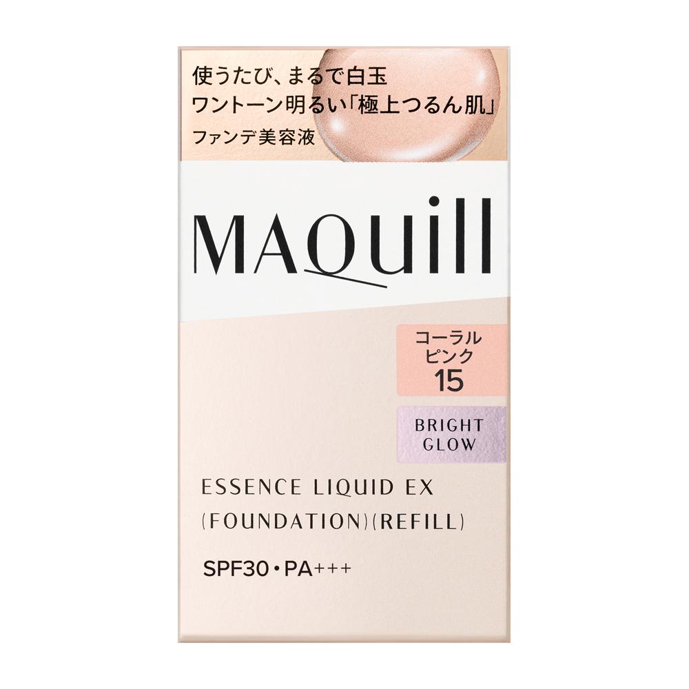 資生堂 マキアージュ エッセンスリキッド EX ブライトグロウ コーラルピンク15 レフィル 24mL