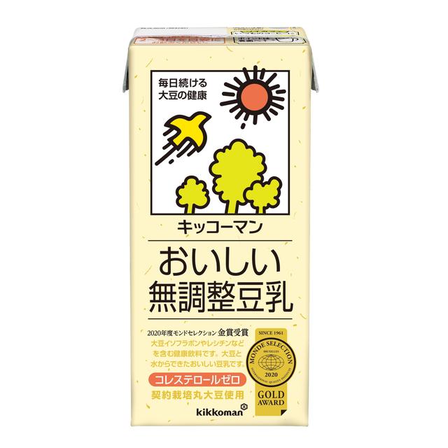 ◆キッコーマン おいしい 無調整豆乳 1.0L【6本セット】