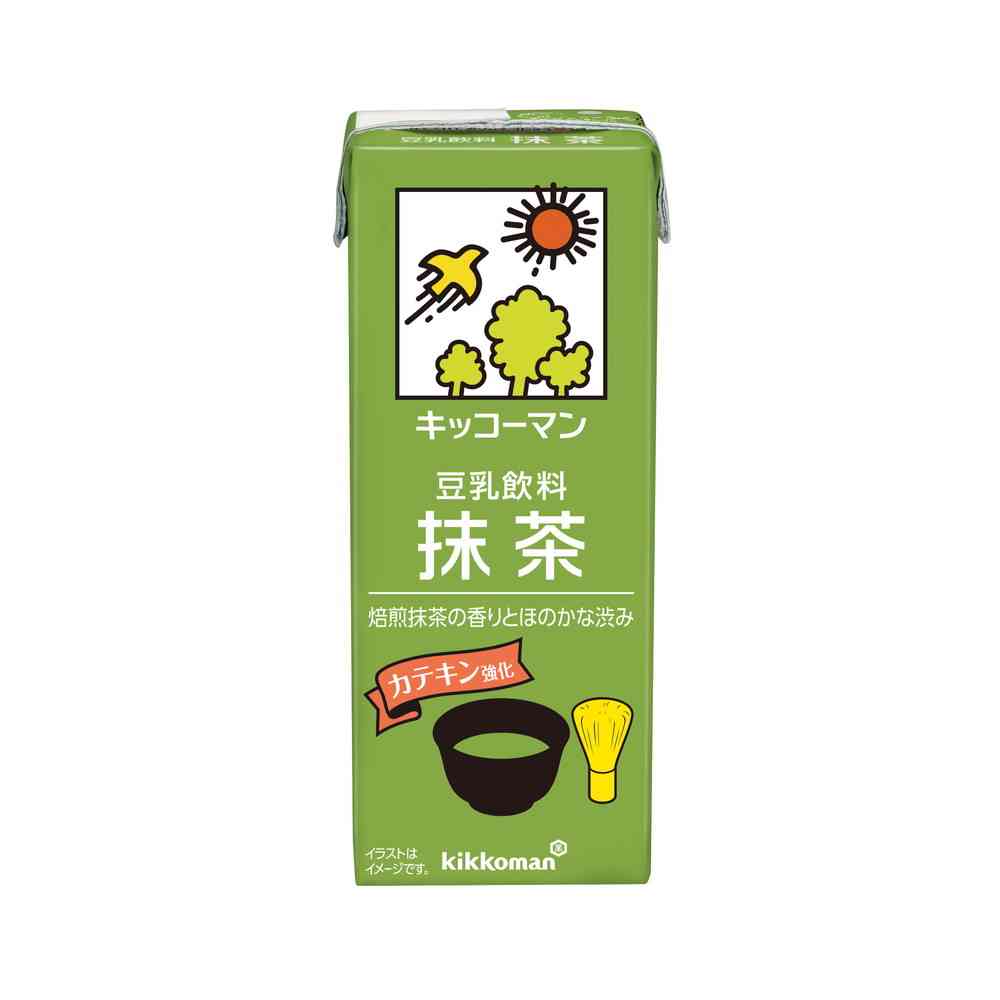 ◆キッコーマン 豆乳飲料 抹茶 200ml   [18個セット]