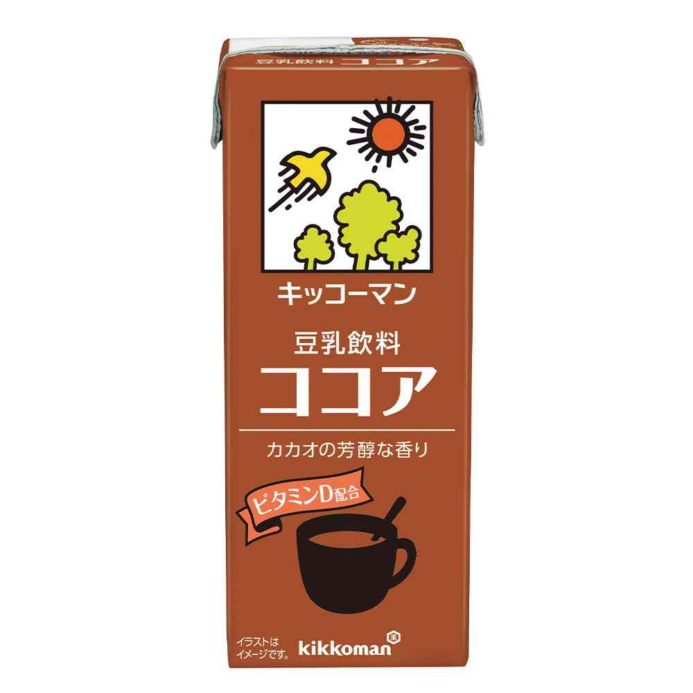 ◆キッコーマン 豆乳飲料 ココア 200ml   [18個セット]