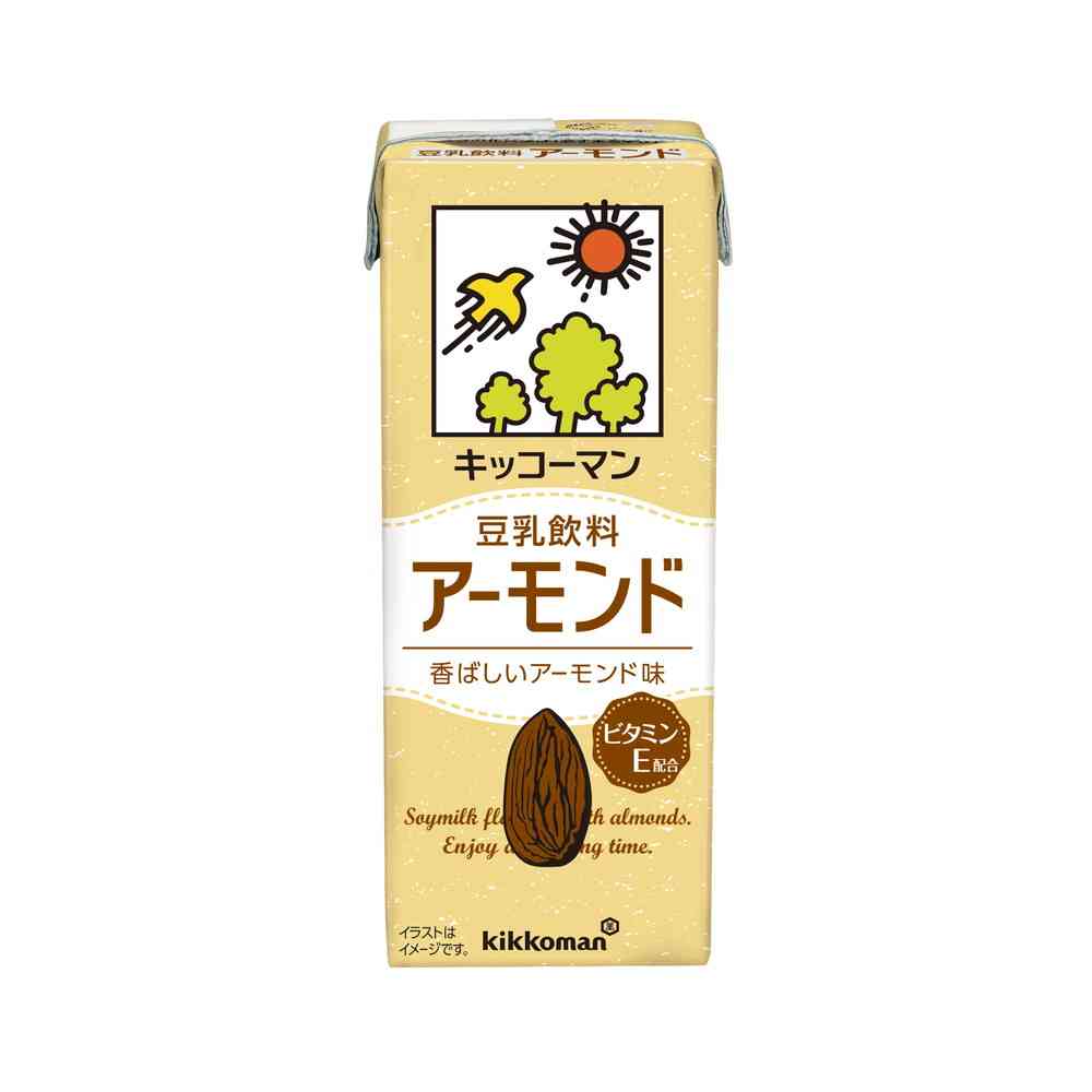 ◆キッコーマン 豆乳飲料 アーモンド 200ml   [18個セット]