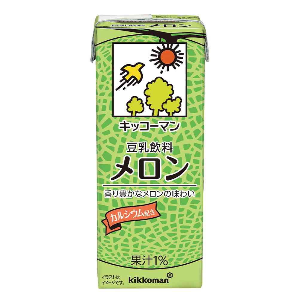 ◆キッコーマン 豆乳飲料 メロン 200ml   [18個セット]