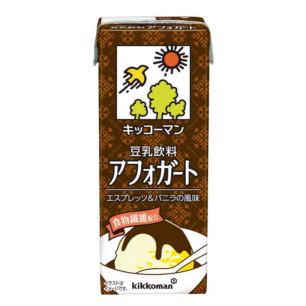 ◆キッコーマン 豆乳飲料 アフォガート 200ml   [18個セット]