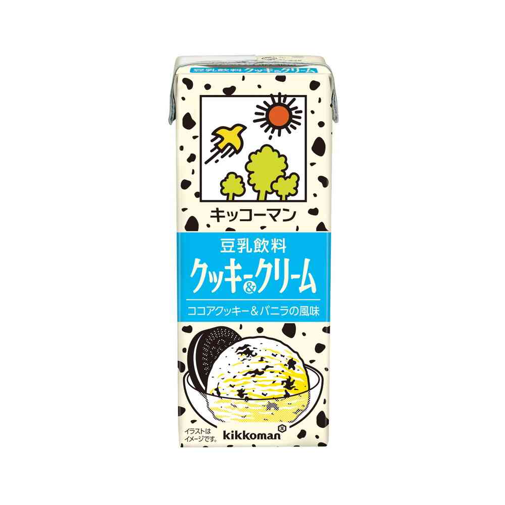 ◆キッコーマン 豆乳飲料 クッキー＆クリーム 200ml   [18個セット]