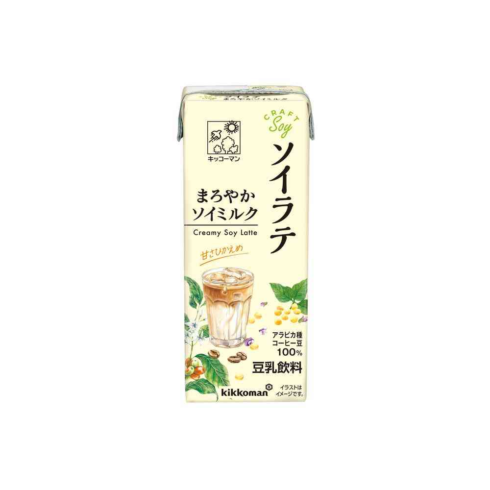 ◆キッコーマン ソイラテ まろやかソイミルク 200ml   [3個セット]