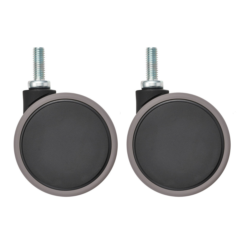 エレクター ベーシックシリーズ 双輪キャスター 75mm ブラック BDR75EBKG 2個入