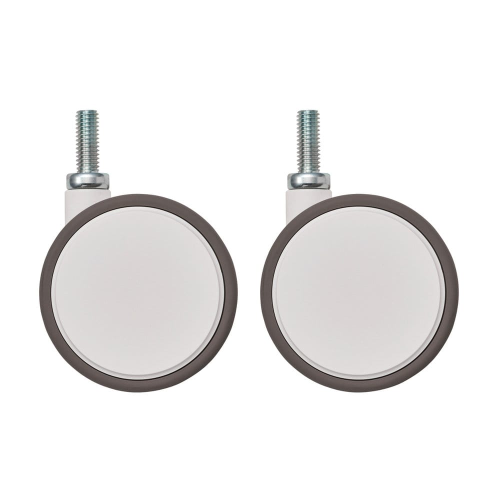 エレクター ベーシックシリーズ 双輪キャスター 75mm ホワイト BDR75EWBG 2個入