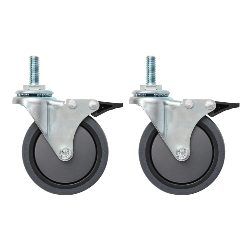 エレクター ベーシックシリーズ エラストマーキャスター ストッパー付75mm BDRS75 2個入