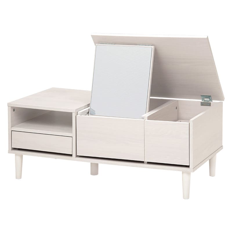 コスメテーブル RD-1126WS メーカー直送 ▼返品・キャンセル不可【他商品との同時購入不可】