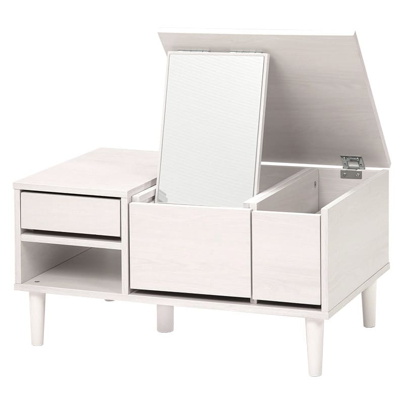 コスメテーブル RD-1125WS メーカー直送 ▼返品・キャンセル不可【他商品との同時購入不可】