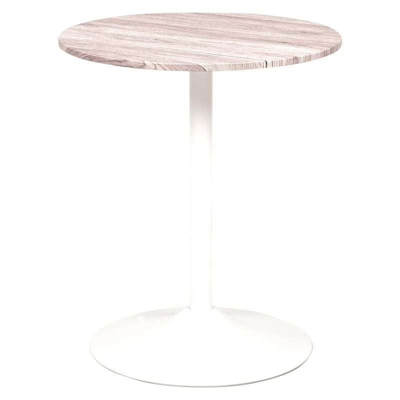 カフェテーブル（丸型） LT-4918WH メーカー直送 ▼返品・キャンセル不可【他商品との同時購入不可】