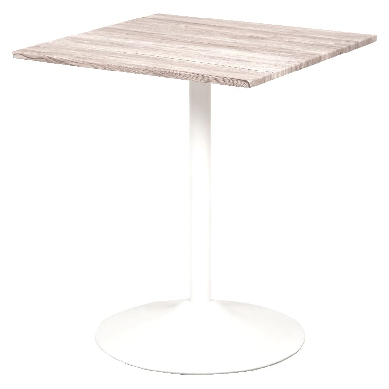 カフェテーブル（角型） LT-4919WH メーカー直送 ▼返品・キャンセル不可【他商品との同時購入不可】