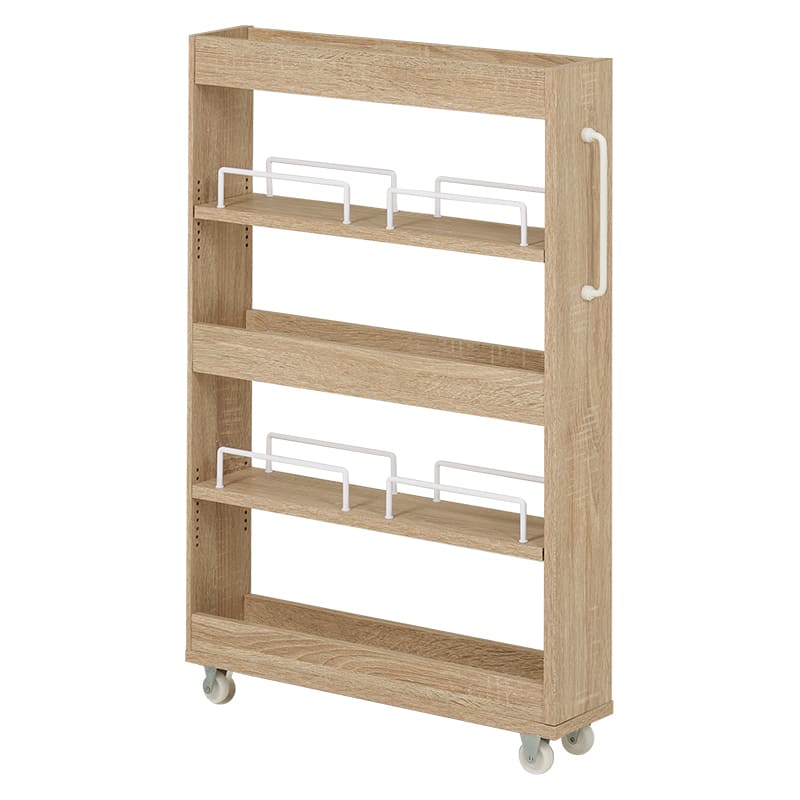 隙間収納ワゴン 幅12cm RCC-1532NA メーカー直送 ▼返品・キャンセル不可【他商品との同時購入不可】