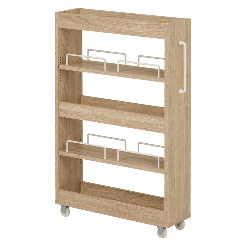 隙間収納ワゴン 幅16cm RCC-1533NA メーカー直送 ▼返品・キャンセル不可【他商品との同時購入不可】