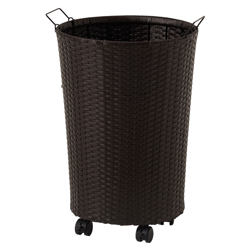 バスケットワゴン 52L RUD-2448DBR メーカー直送 ▼返品・キャンセル不可【他商品との同時購入不可】