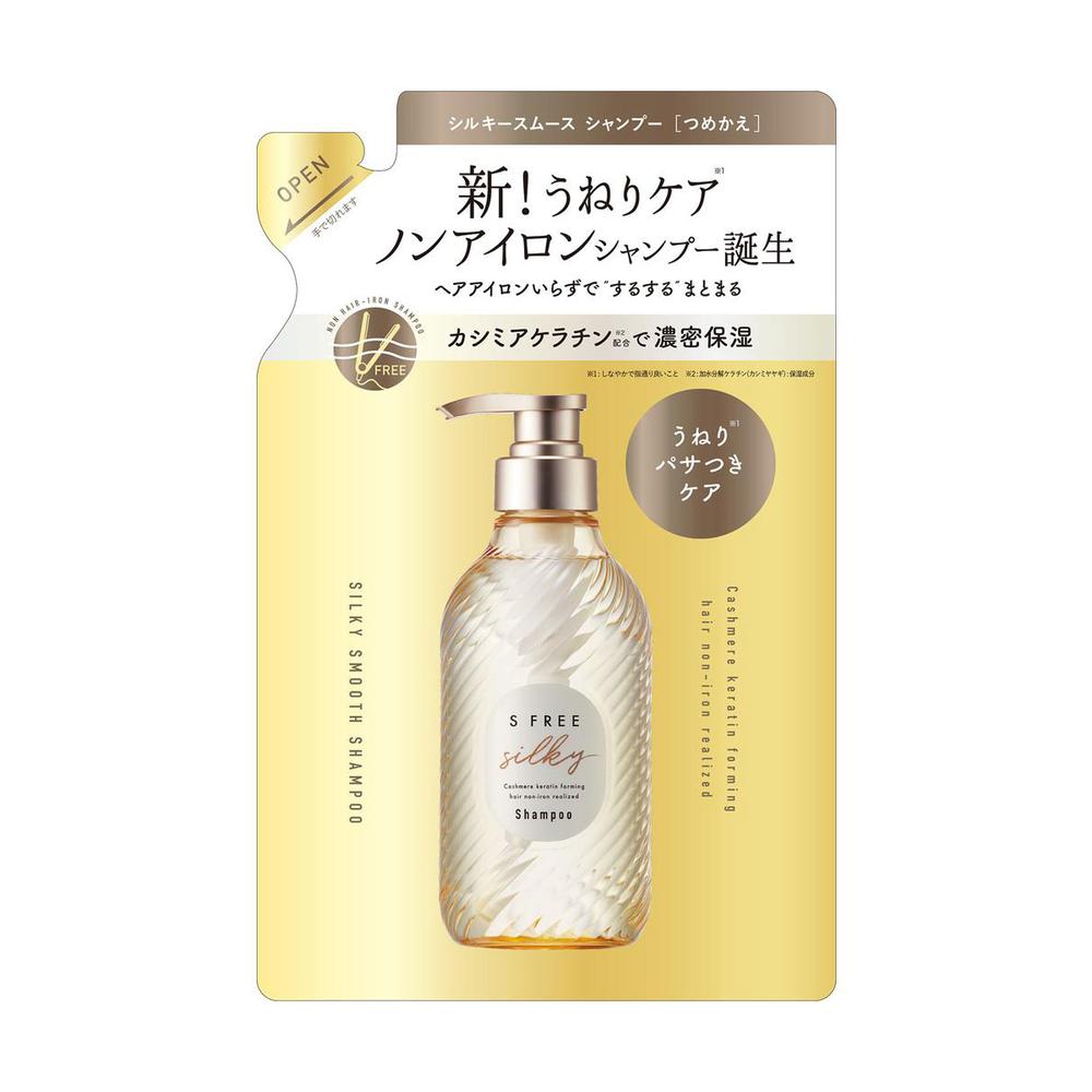 コスメテックスローランド エスフリー シャンプー シルキースムース レフィル 400ml [3個セット]