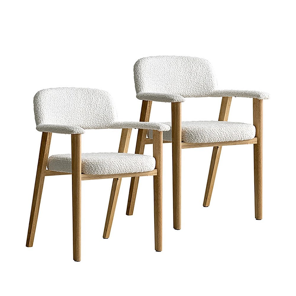 ダイニングチェア レヴォ 2脚 CH-C5979-2 ホワイト メーカー直送 ▼返品・キャンセル不可【他商品との同時購入不可】