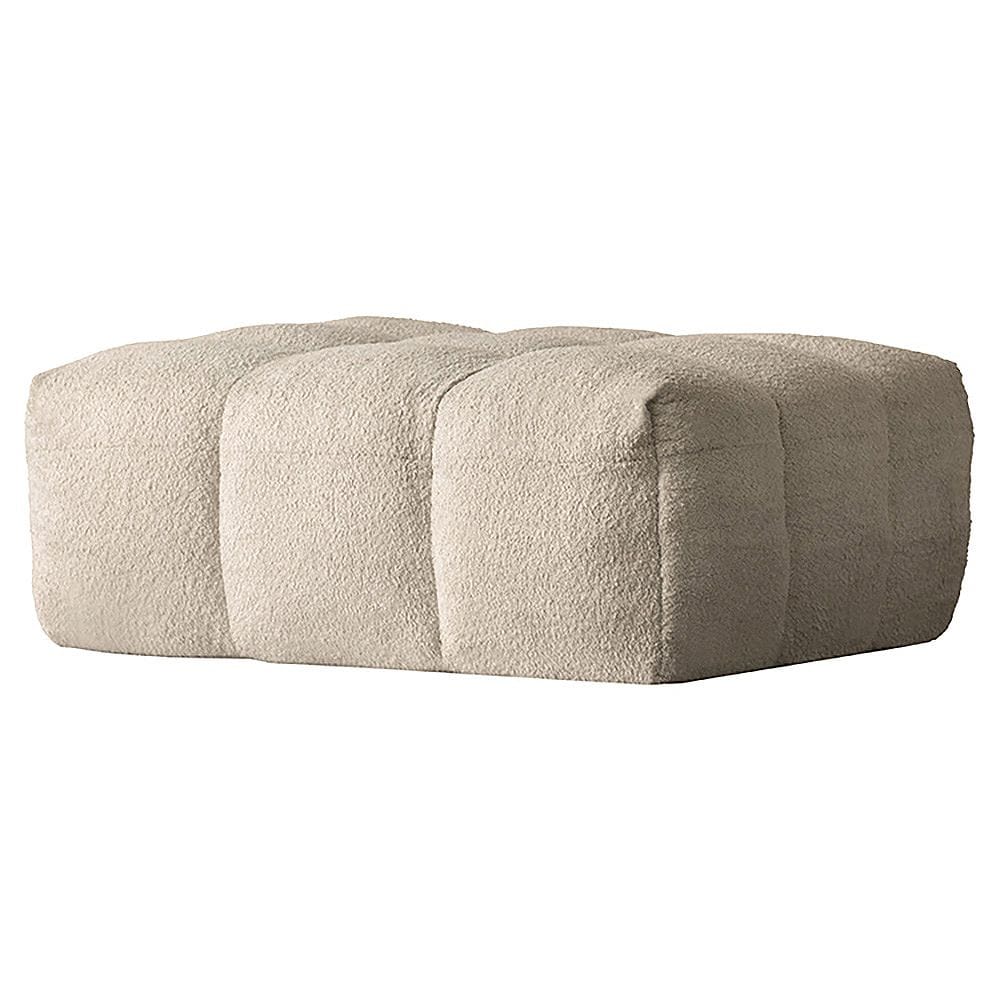 ブークレソファ アルビーオットマン OT-V101P ホワイト メーカー直送 ▼返品・キャンセル不可【他商品との同時購入不可】