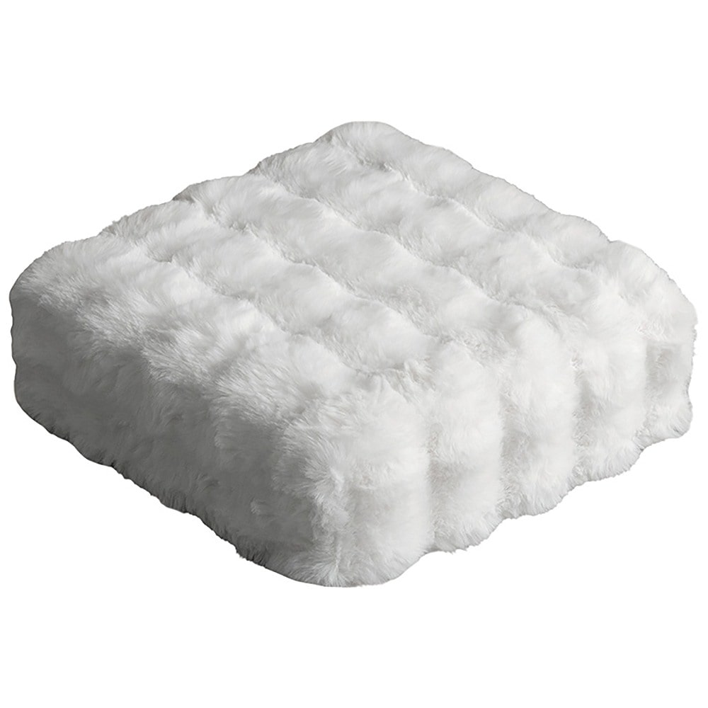 ふわとろリビングクッション フール CN-120 ホワイト メーカー直送 ▼返品・キャンセル不可【他商品との同時購入不可】