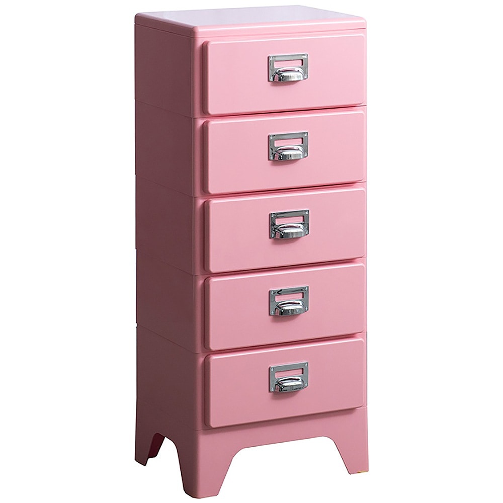 多段チェスト クラン CBN-H005 ピンク メーカー直送 ▼返品・キャンセル不可[他商品との同時購入不可]
