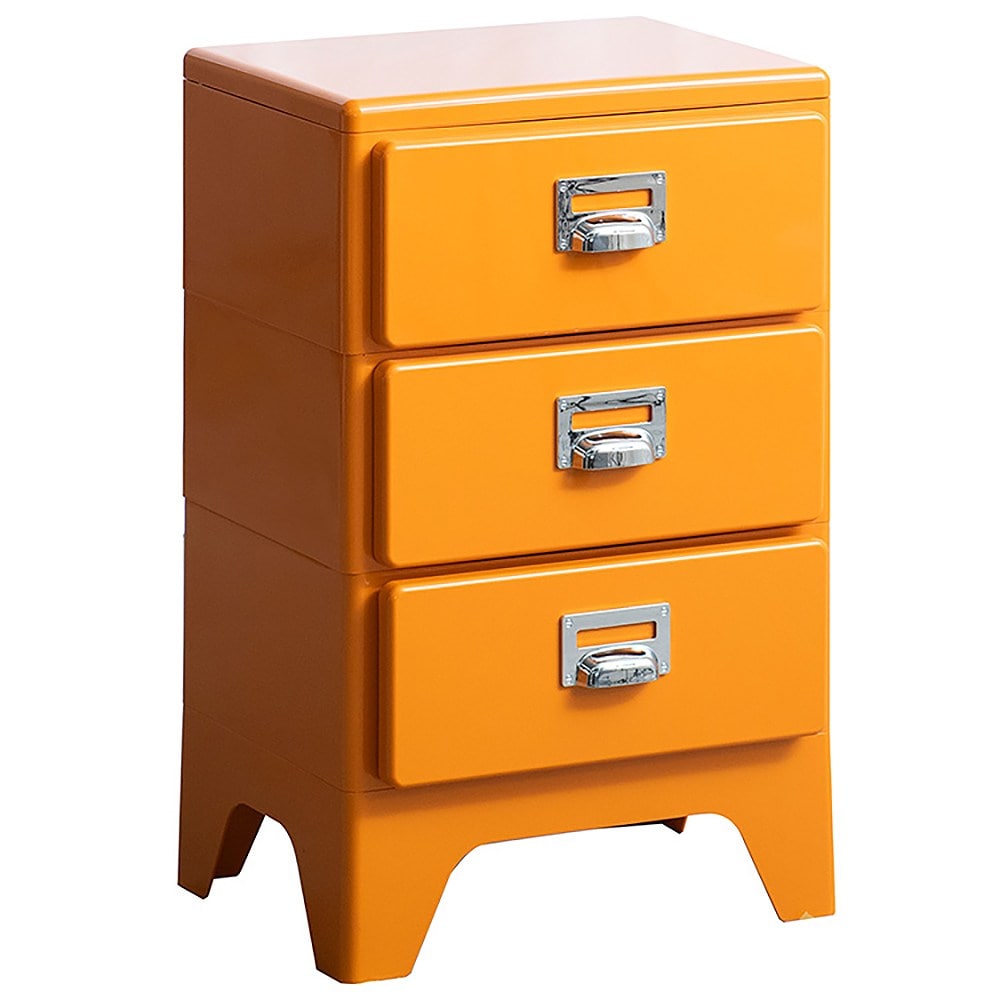 多段チェスト クラン CBN-H003 オレンジ メーカー直送 ▼返品・キャンセル不可[他商品との同時購入不可]