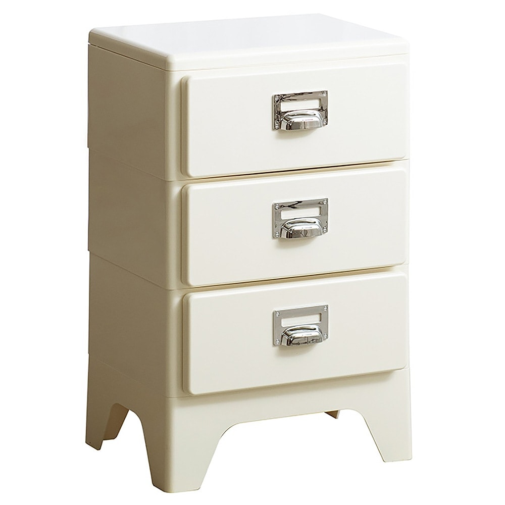 多段チェスト クラン CBN-H003 クリーム メーカー直送 ▼返品・キャンセル不可[他商品との同時購入不可]