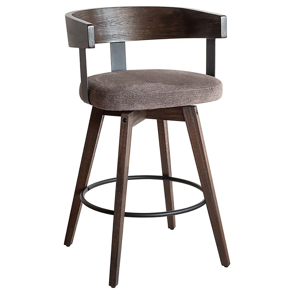 バーチェア サティオ KNC-J3193 DブラウンDグレー メーカー直送 ▼返品・キャンセル不可【他商品との同時購入不可】