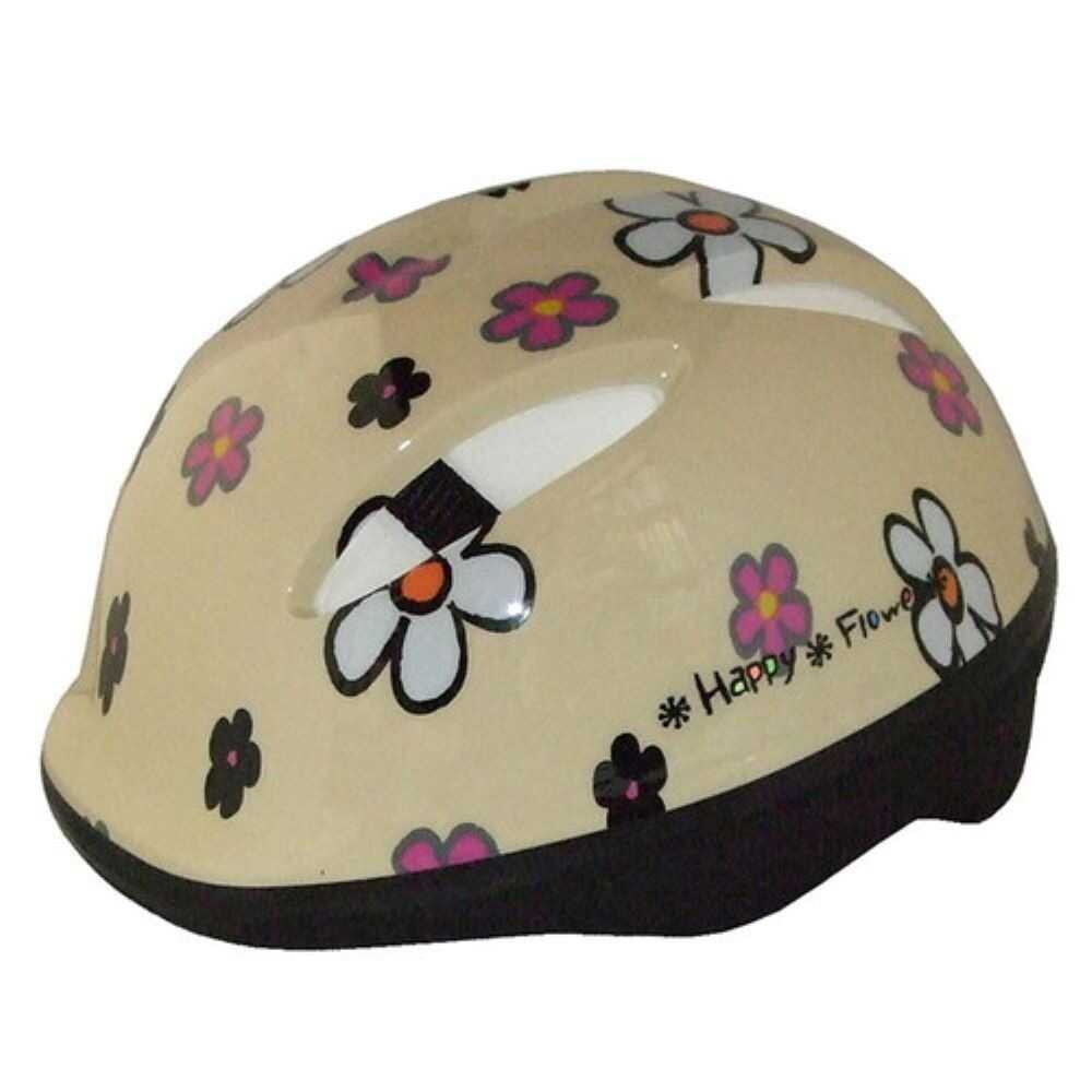 石野商会 CH1キッズヘルメット フラワー／アイボリー CH1HF