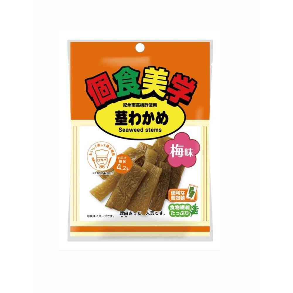 ◆壮関 個食美学 茎わかめ 梅味 24g   [10個セット]