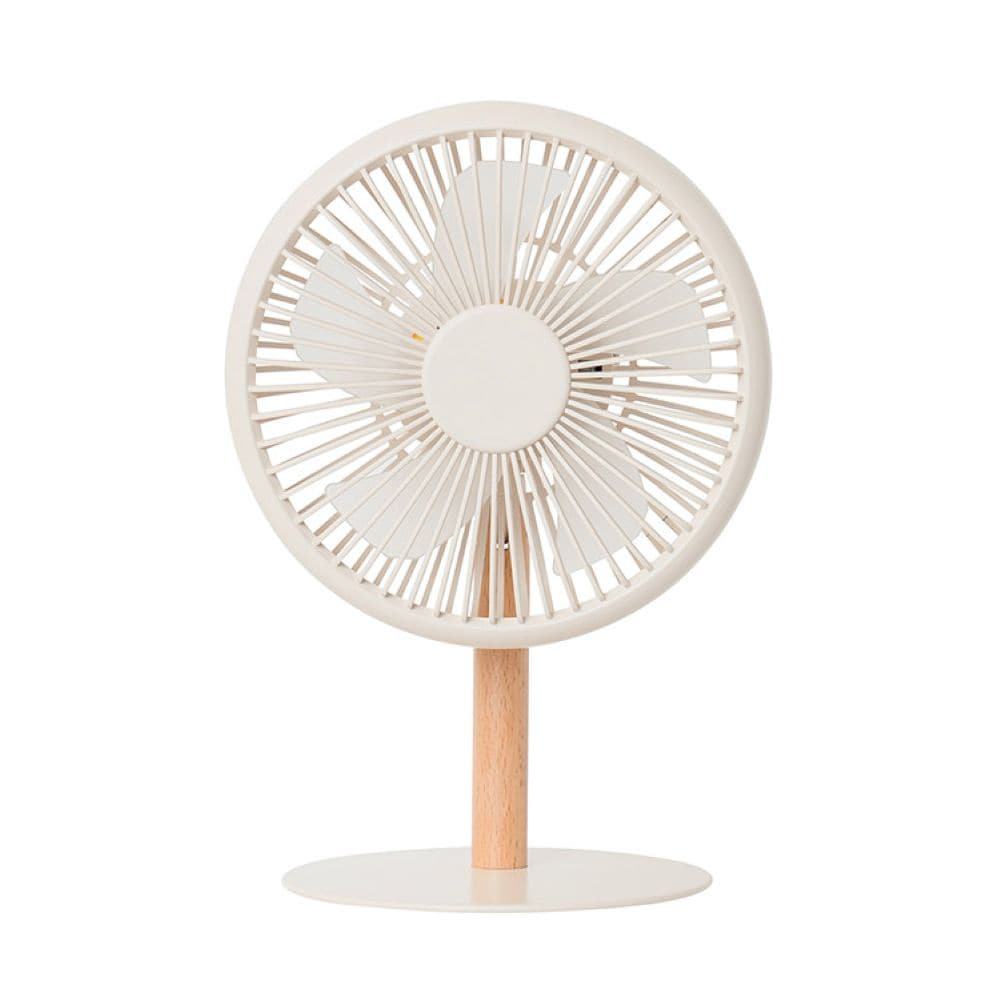 ミニリビングファンLEDライト付 オフホワイト PBAF003-OW メーカー直送▼返品・キャンセル不可【他商品との同時購入不可】