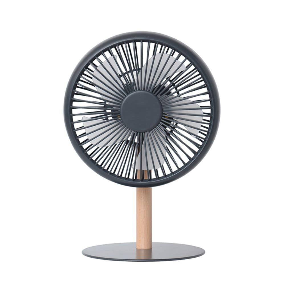 ミニリビングファンLEDライト付 グレー PBAF003-DG メーカー直送▼返品・キャンセル不可【他商品との同時購入不可】