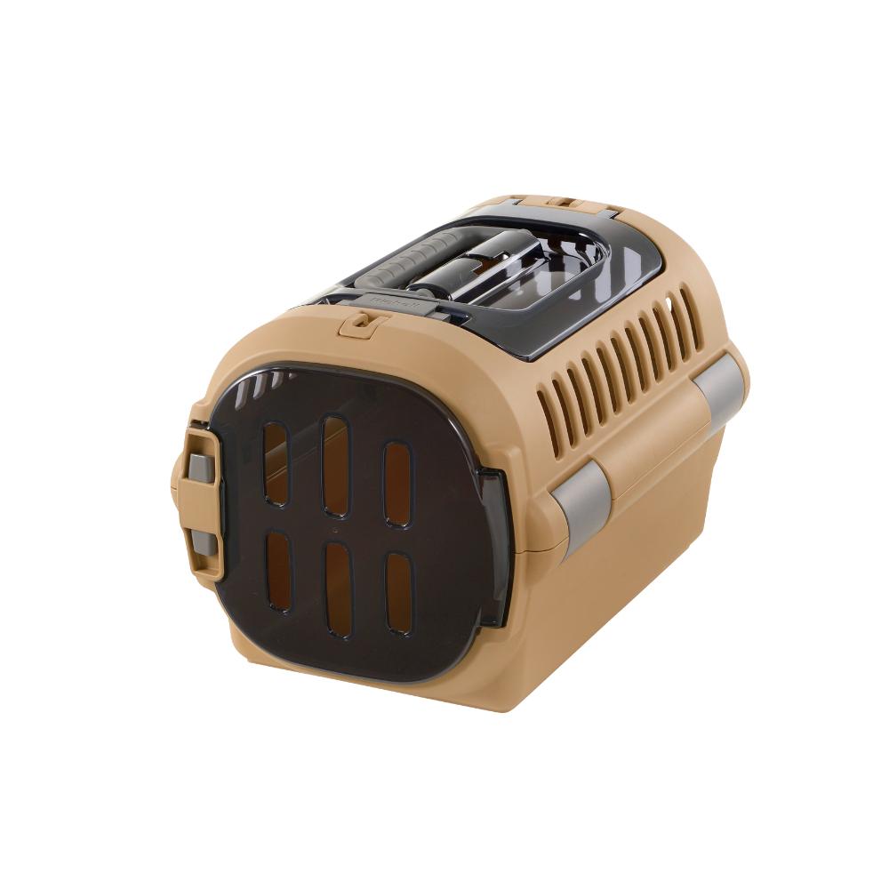 キャンピングキャリーファイン ダブルドア S ブラウン メーカー直送▼返品・キャンセル不可[他商品との同時購入不可]