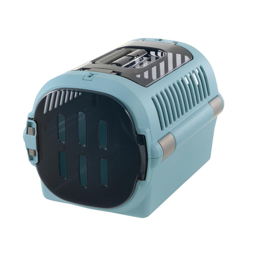 キャンピングキャリーファイン ダブルドア M ブルー メーカー直送▼返品・キャンセル不可[他商品との同時購入不可]