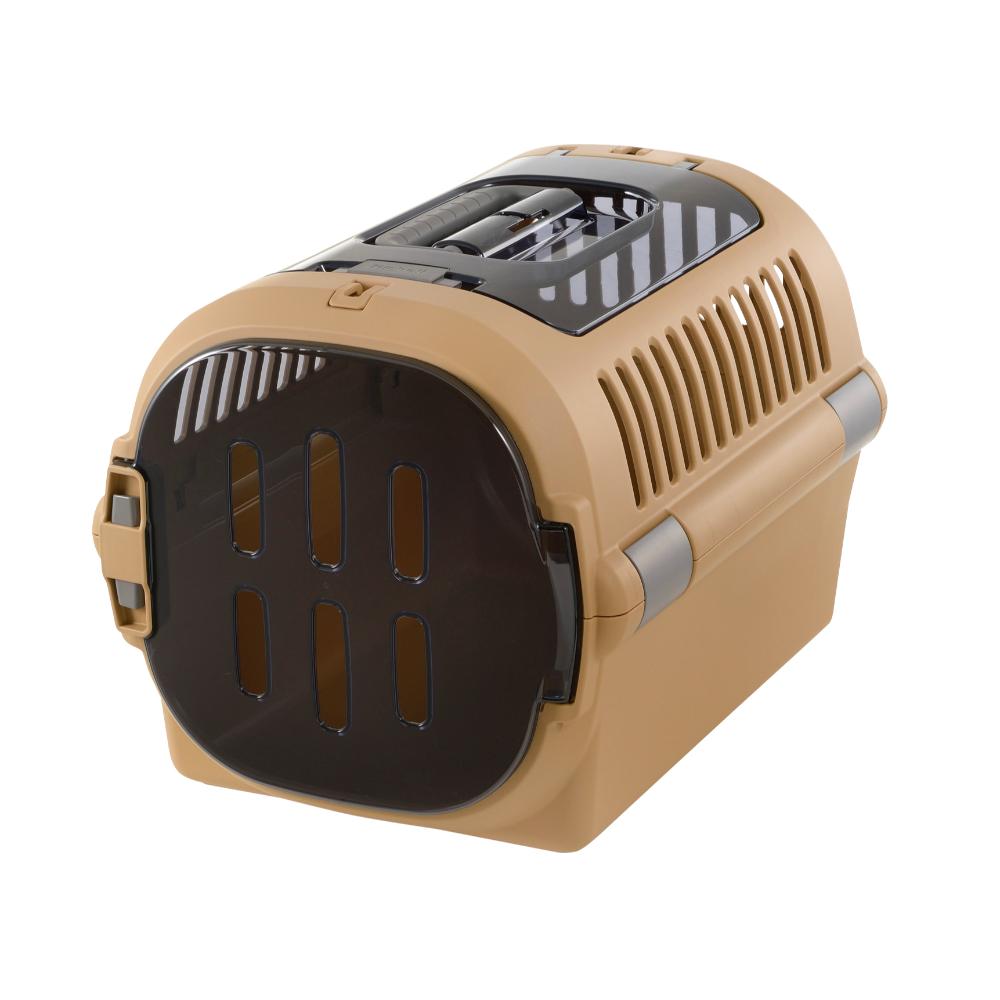 キャンピングキャリーファイン ダブルドア M ブラウン メーカー直送▼返品・キャンセル不可[他商品との同時購入不可]