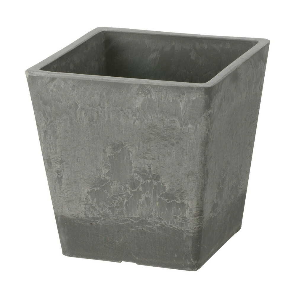 リッチェル ボタニースクエアポット ライトグレー