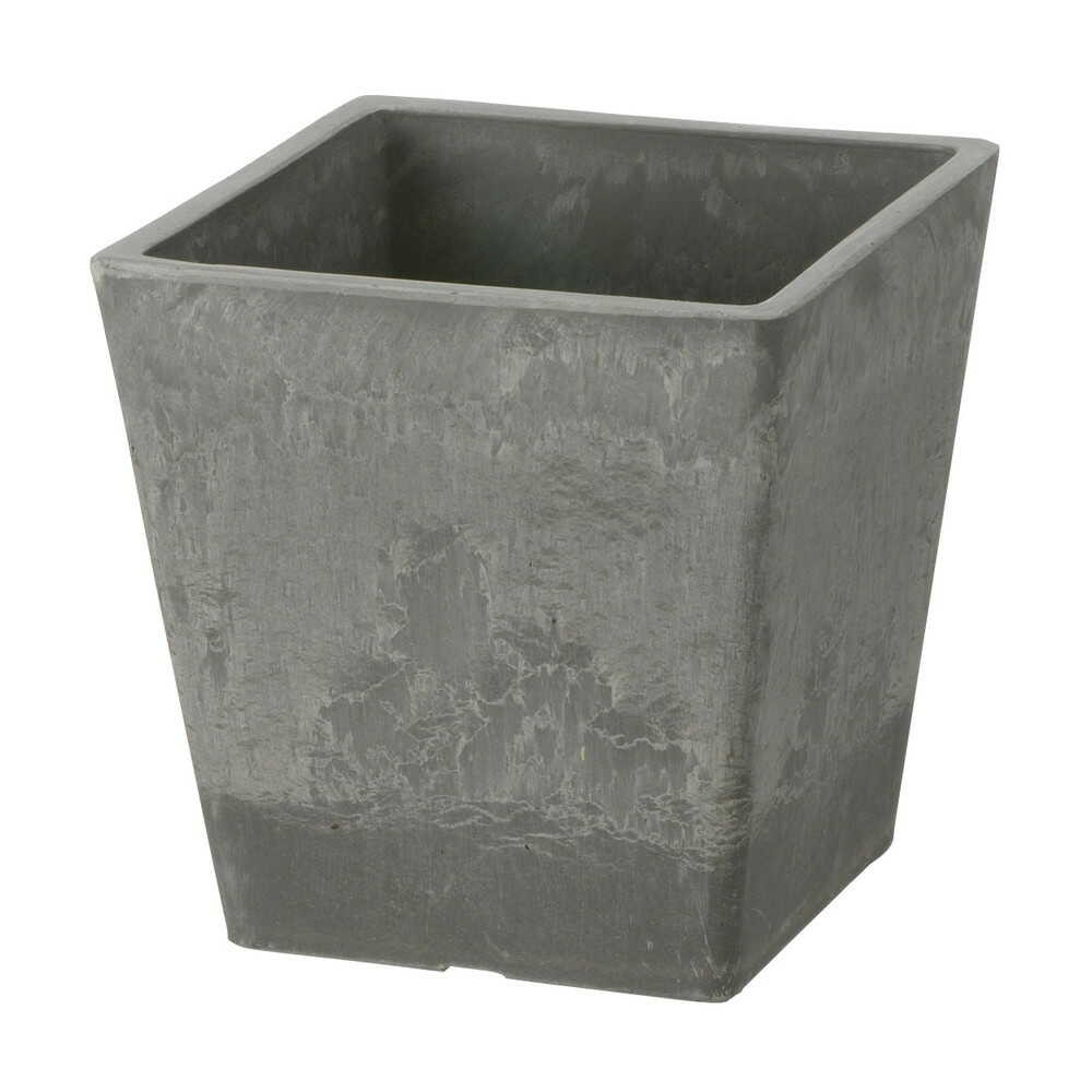 リッチェル ボタニースクエアポット ライトグレー