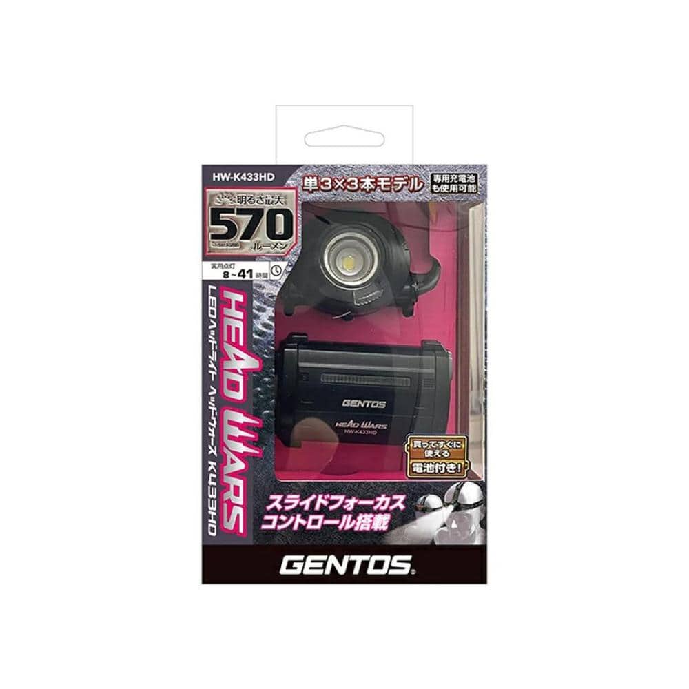 ジェントス ヘッドウォーズ HW-K433HD