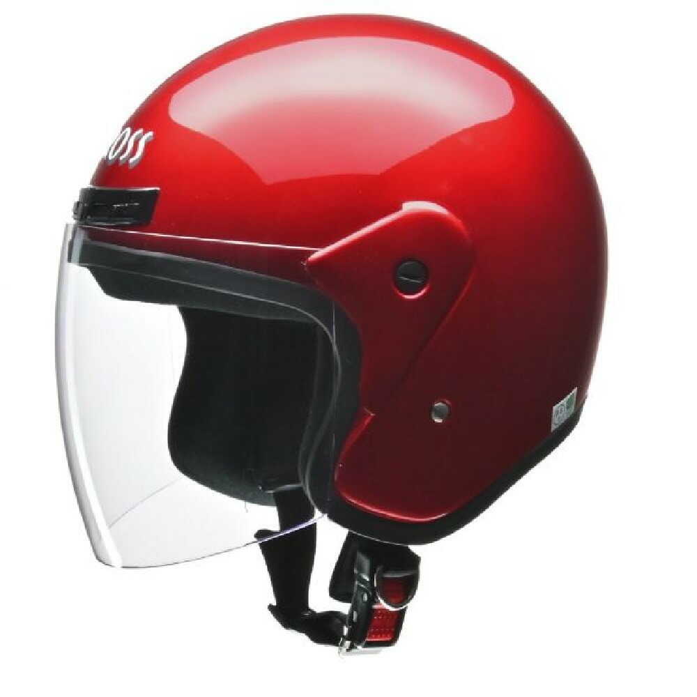 リ－ド工業 CROSS ジェットヘルメット キャンディレッド フリ－ CR720CRE