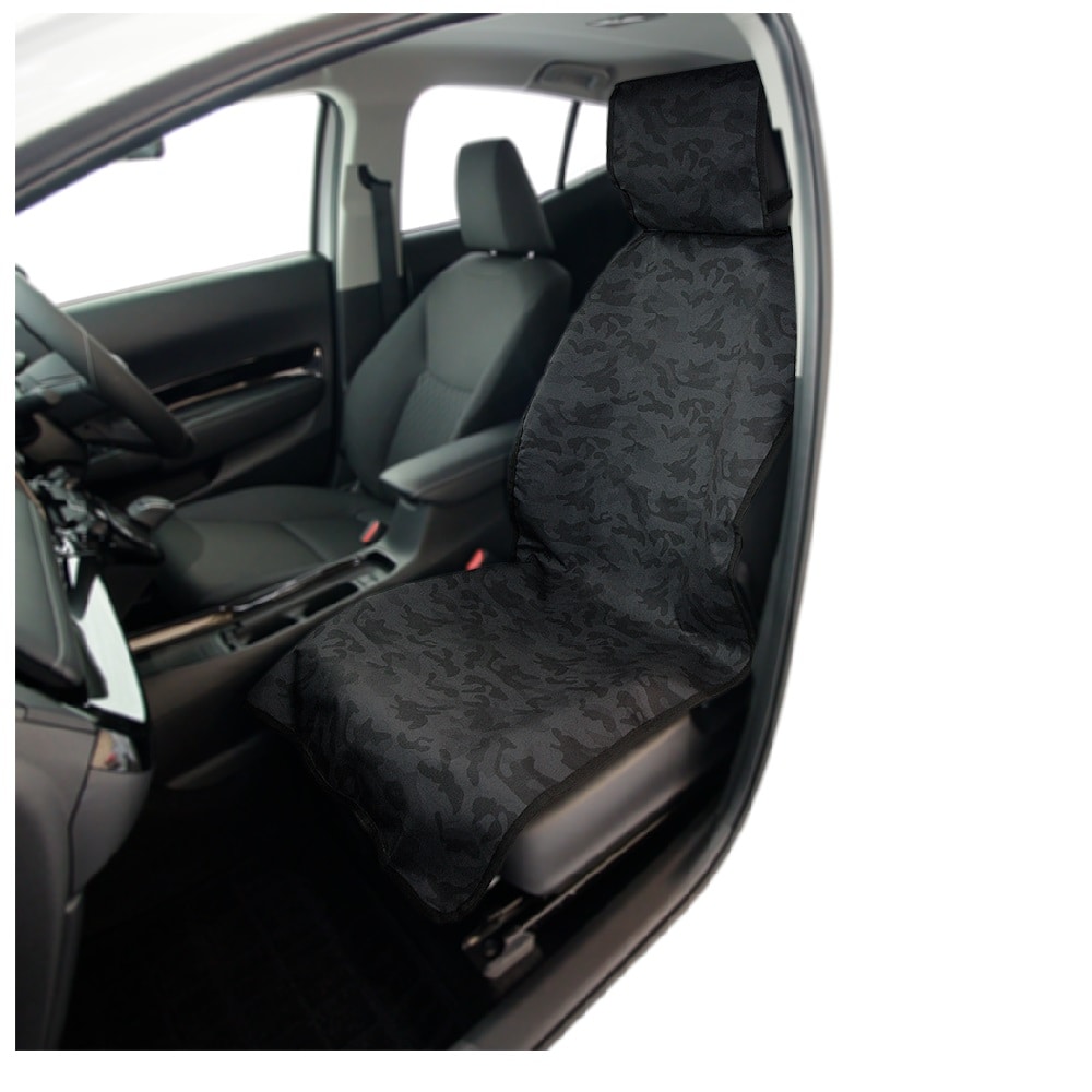 錦産業 シートカバー 防水迷彩  ブラック BO2855