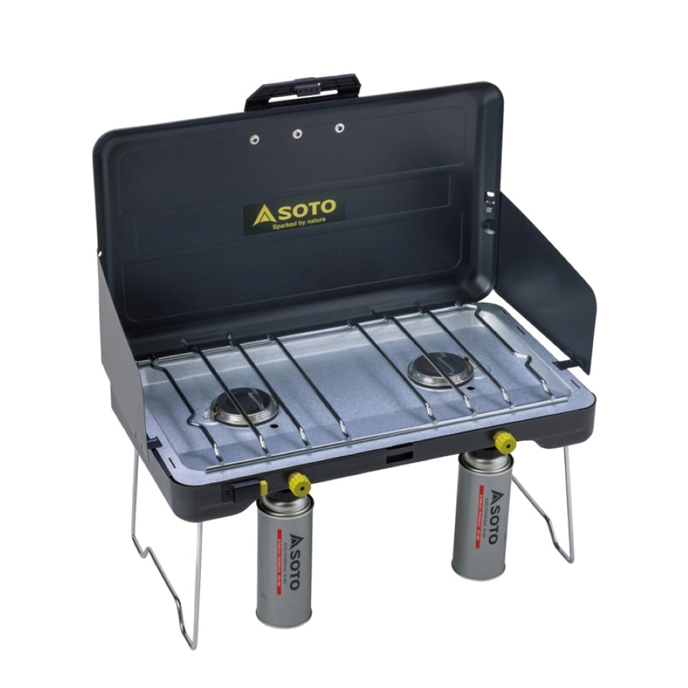 MC461 2バーナー ST-527 メーカー直送 ▼返品・キャンセル不可【他商品との同時購入不可】