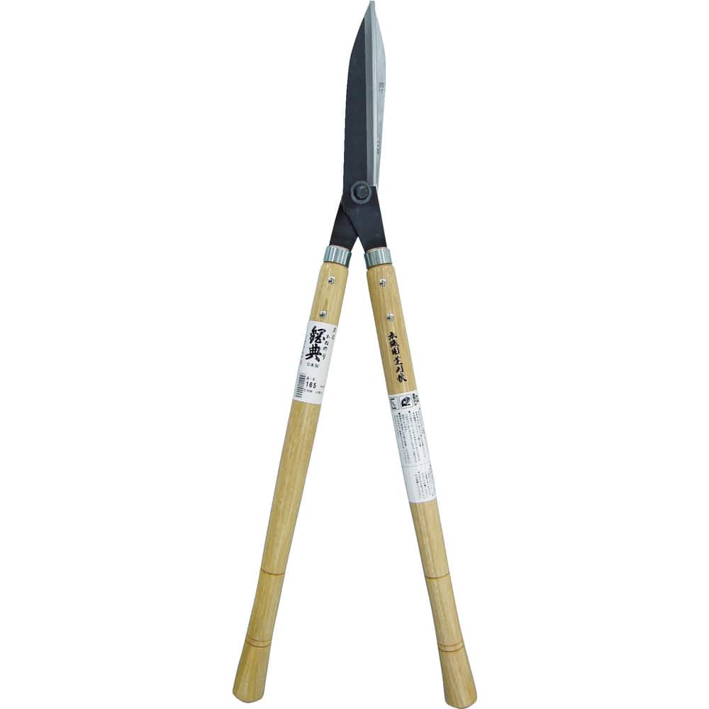 A4 鋼典 刈込ハサミ 芝生刈鋏 鋼付 ムク柄入 メーカー直送 ▼返品・キャンセル不可【他商品との同時購入不可】