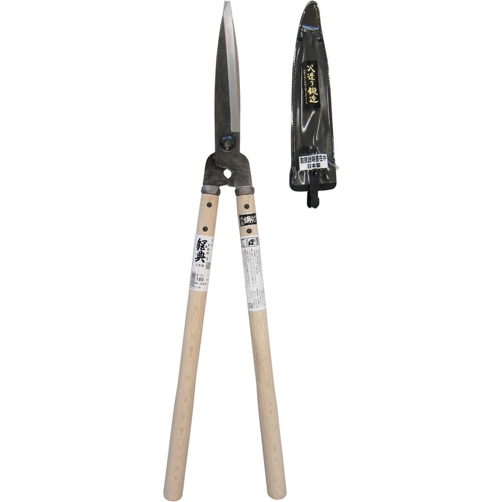 A51 鋼典 刈込鋏 鋼付 尺5樫柄入れ 【直送品】 返品・キャンセル・他商品と同時購入は不可