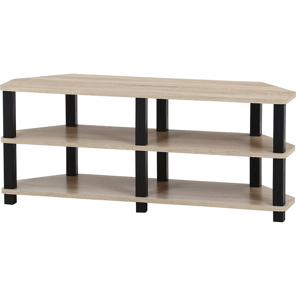 フィット コーナーTV台 オーク 52269 メーカー直送 ▼返品・キャンセル不可[他商品との同時購入不可]