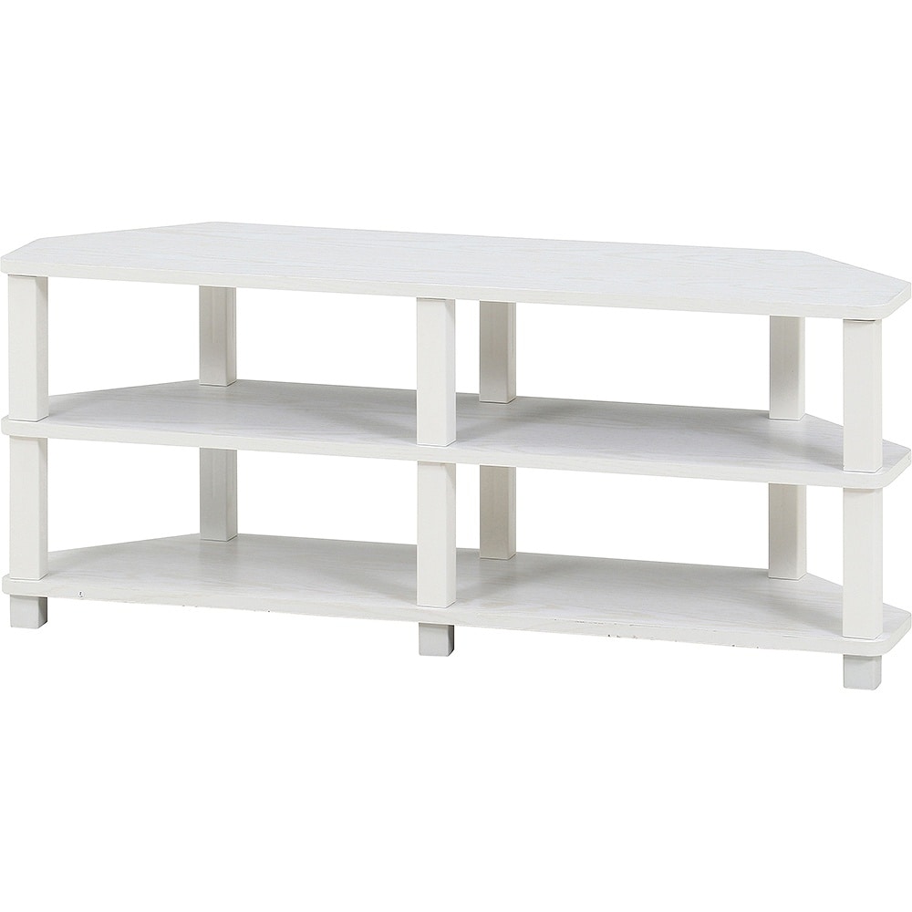 フィット コーナーTV台 オークWH 52270 メーカー直送 ▼返品・キャンセル不可[他商品との同時購入不可]