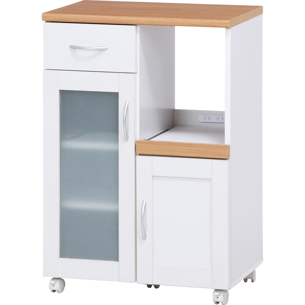 キッチンカウンター　サージュ　ＷＨ×ＮＡ　６０幅　99521　メーカー直送 ▼返品・キャンセル不可【他商品との同時購入不可】