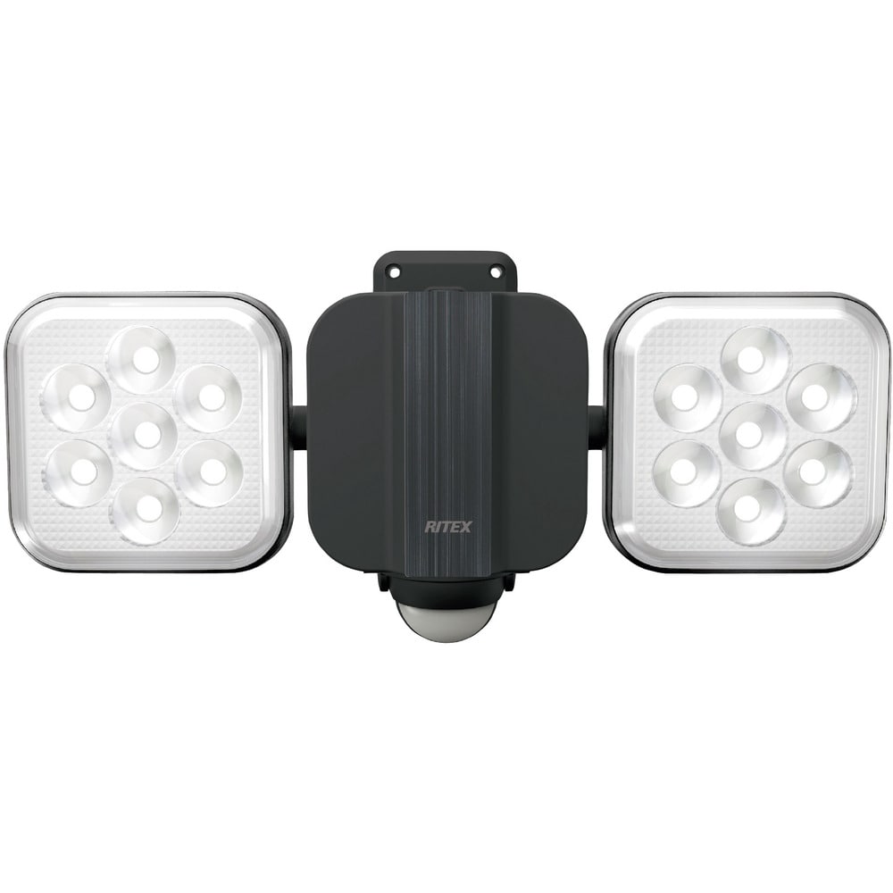 11W 2灯 フリーアーム式 LEDセンサーライト メーカー直送 ▼返品・キャンセル不可[他商品との同時購入不可]