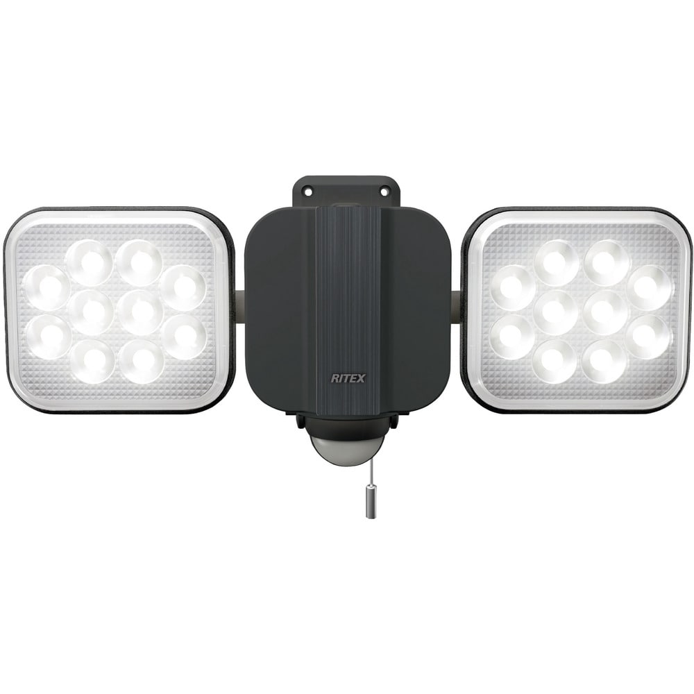 14W 2灯 フリーアーム式 センサーライト LEDAC2028 メーカー直送 ▼返品・キャンセル不可[他商品との同時購入不可]