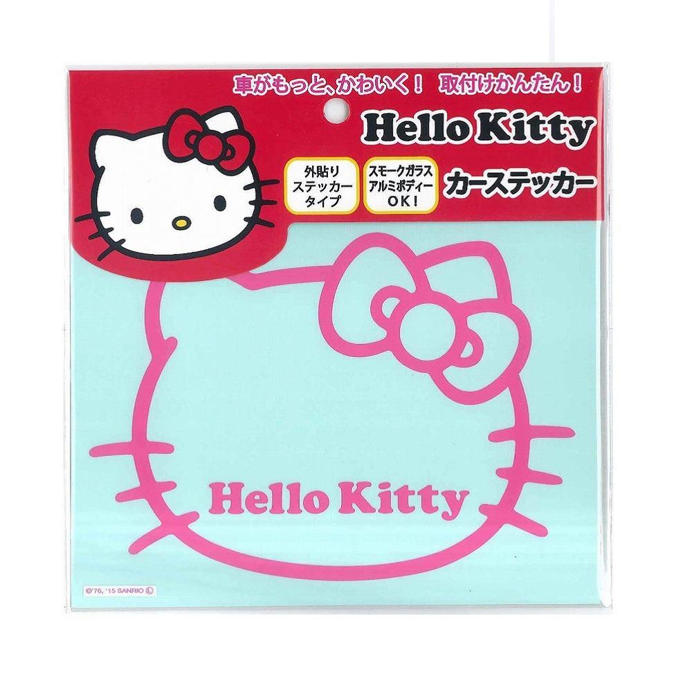 東洋マーク ハローキティラインカーステッカーＳピンク